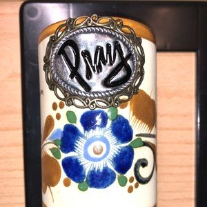 Pray pendant, attaches easily to Plunder cuffs